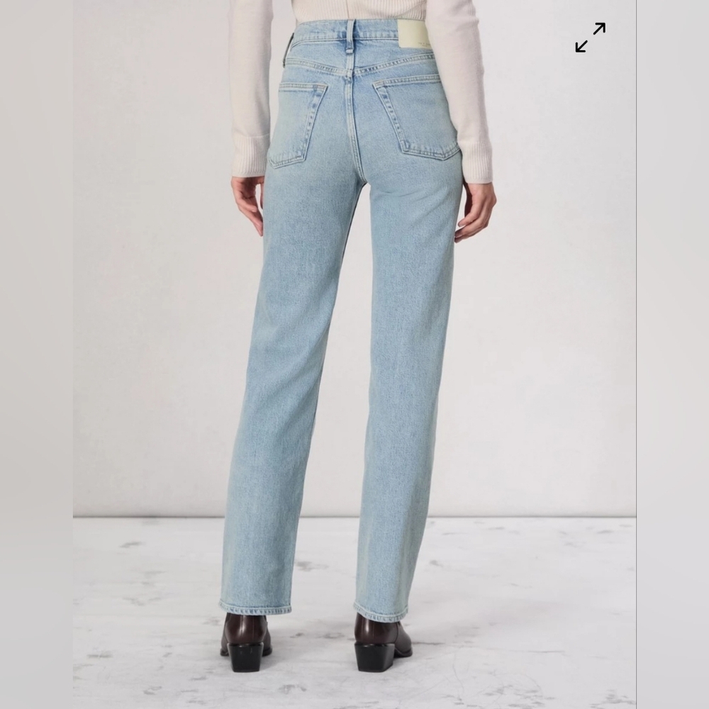 Rag & Bone Harlow Full Length Straight Jean - Picture 3 of 9